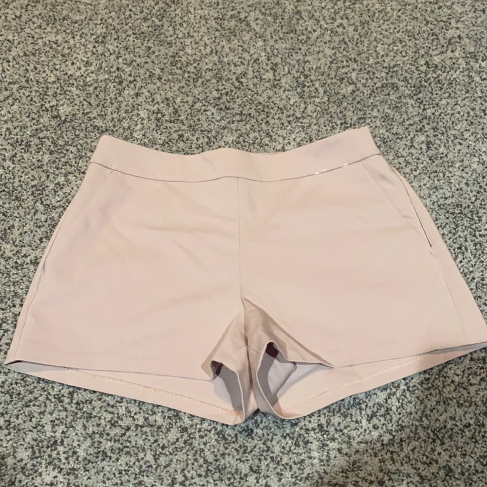 express pale pink shorts